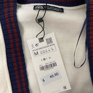 Zara Black and White Cardigan